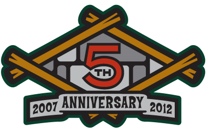 Great Lakes Loons 2012 Anniversary Logo v3 iron on transfers for T-shirts